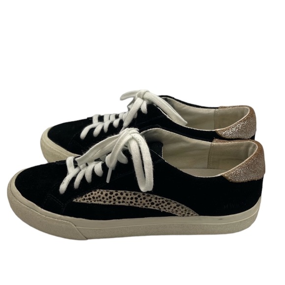 Madewell Womens Sidewalk Low Top Sneakers  Black W’S 6 M M’S 4.5 M - Picture 3 of 7